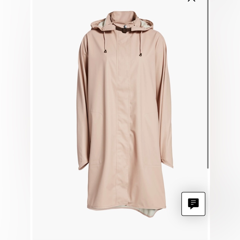IlseJacobsen Hooded Raincoat Color: Adobe Rose - Picture 16 of 16